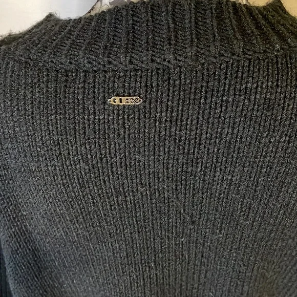 Guess Cyndi bling Tiger Black Sweater - Size Small - Picture 4 of 6